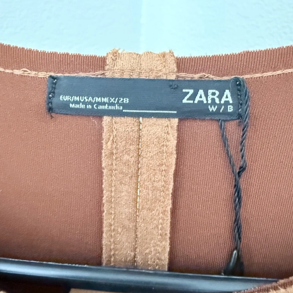 Zara WB Collection Suede and Faux Fur Jacket - Picture 4 of 8